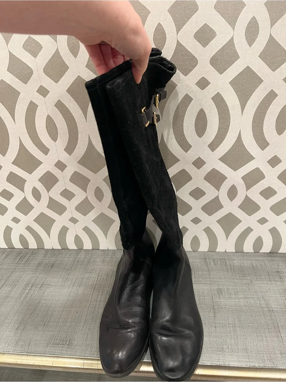 Lauren Ralph Lauren Wide Calf Black Boots